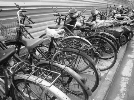 Bicicleta: um dos quatro principais bens para garantir o casamento na década de 1970. (foto Liliane Carvalho)