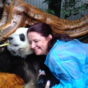 O dia que abracei o&nbsp;Panda!