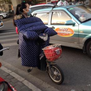 Como se esquentar no inverno&nbsp;chinês.