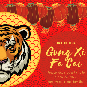 Bem vindo 2022, o ano do&nbsp;tigre!