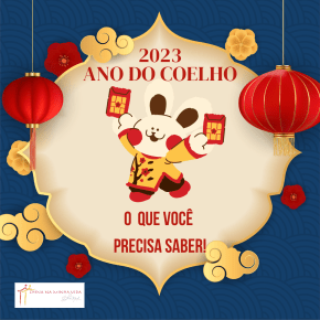 Feliz Ano Novo Chinês! 2023 e o&nbsp;Coelho.