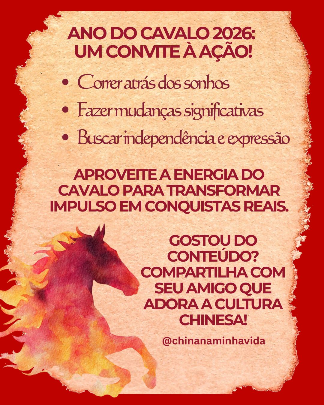 Curiosidades sobre o Ano do Cavalo de Fogo | China na minha vida